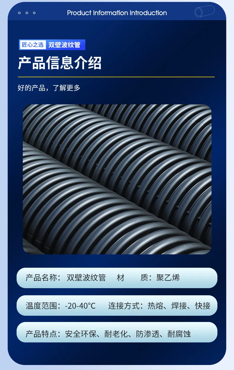 HDPE Double-wall Corrugated Pipe 6