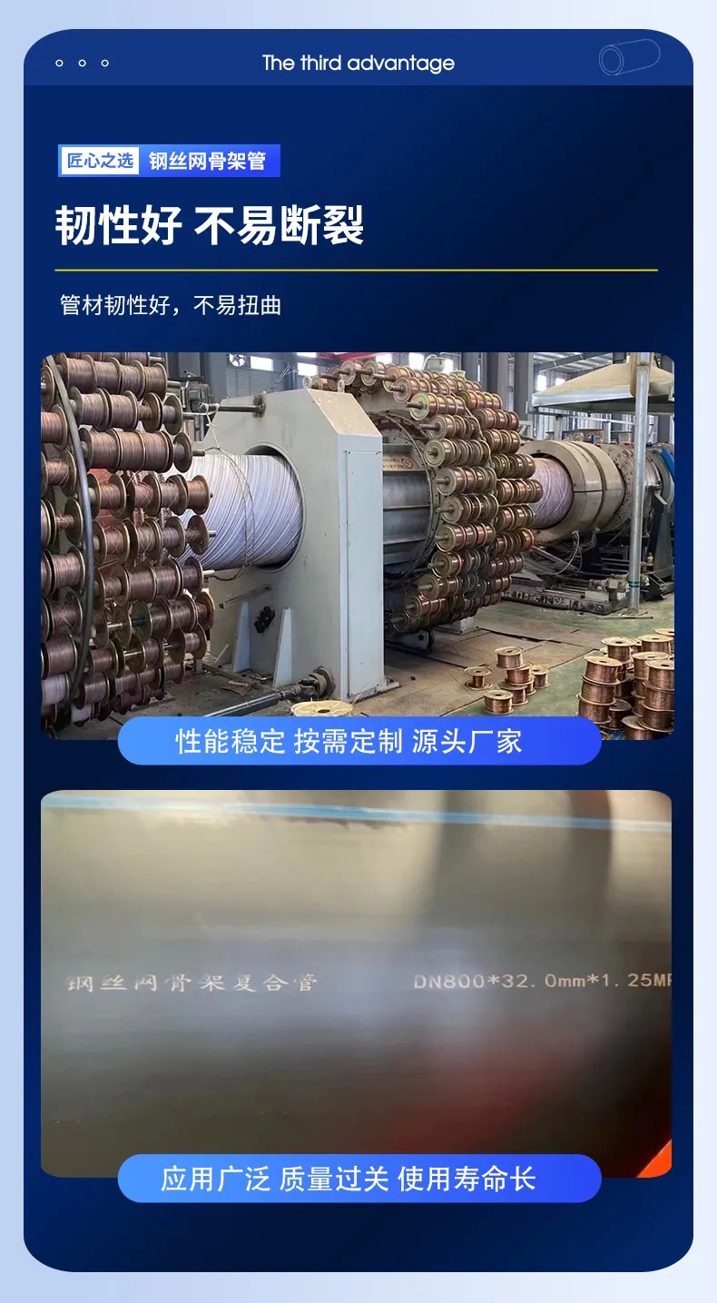 Steel-wire Mesh Reinforced HDPE Pipe 10
